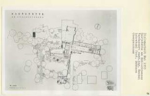 Gaststätte am Schlachtensee, Berlin-Zehlendorf (Diplomarbeit bei Kurt Dübbers): Grundriss Obergeschoss 1:200