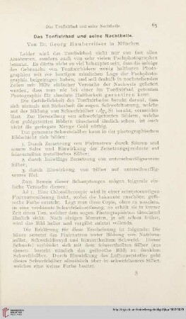 16: Das Tonfixirbad und seine Nachtheile
