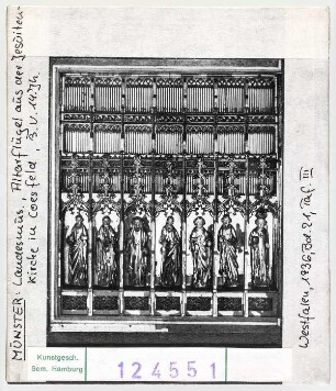 Münster, Landesmuseum: Altarflügel aus der Jesuitenkirche in Coesfeld