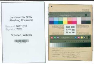 Entnazifizierung Wilhelm Schubert , geb. 26.06.1908 (Baecker)