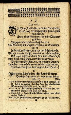 Caput I. - Caput XXIX.
