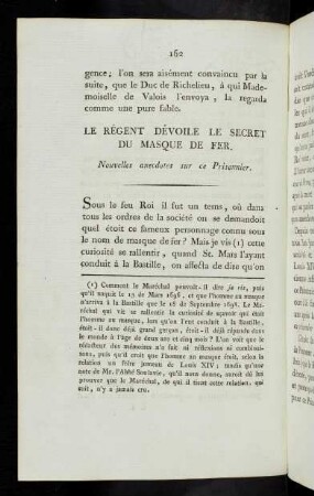 162-166 Le régent dévoile le secret du masque de fer