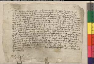 Revers der Brüder Heyneke und Staties de Klencke für den Zehnten zu Lemke (Lenpeke), den sie an Dirik Klencke verkaufen