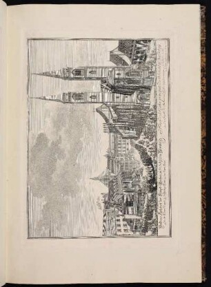 Vorderes Ansehen der Haupt=Kirchen zu St: Sebald in Nürnberg. - Sankt Sebald, Nürnberg; Moritzkapelle, Nürnberg