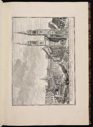 Vorderes Ansehen der Haupt=Kirchen zu St: Sebald in Nürnberg. - Sankt Sebald, Nürnberg; Moritzkapelle, Nürnberg