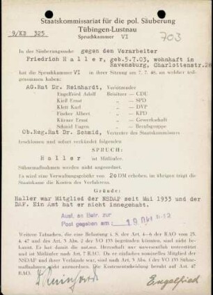 Haller, Friedrich