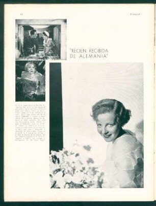 "Recién recibida de Alemania"