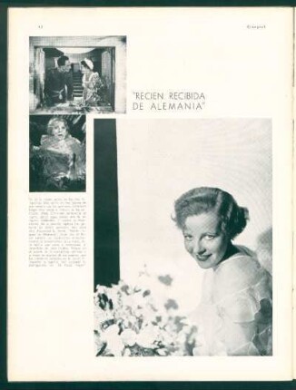 "Recién recibida de Alemania"