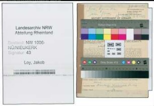 Entnazifizierung Jakob Loy , geb. 18.01.1895 (Landwirt)