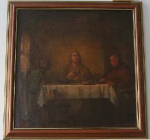 Gemälde: Jesu Abendmahl mit den Emmaus-Jüngern