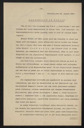 Aufenthalt in Gensan vom 24.08.1899 (171)