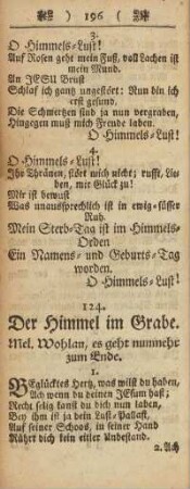 124. Der Himmel im Grabe