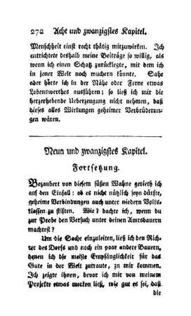 Neun und zwanzigstes Kapitel. Fortsetzung