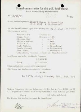 Huss, Eduard