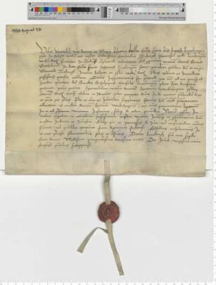 Dem Propste zu St. Johannis Magister Johannes Koller präsentiert Bürgermeister Leonhardt Tobingk für eine Vikarie am Bartholomei Altar zu St. Johannis den Bremer Presbyter Henricus Wackerhagenn [lat].