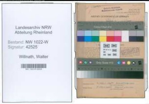 Entnazifizierung Walter Willnath , geb. 13.08.1903 (Bahnbeamter)