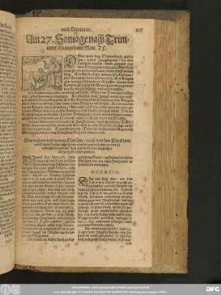 Am 27. Sontage nach Trinitatis/ Evangelium Matt. 25.