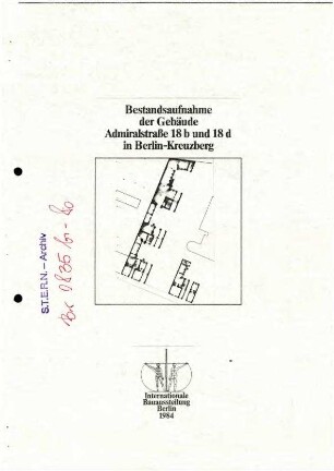 Gutachten: Bestandsaufnahme Admiralstr. 18b und 18d