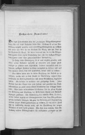 Hochgeehrte Anwesende!