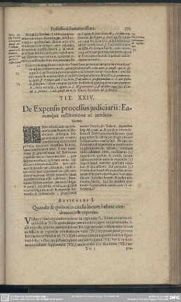 Tit. XXIV. De Expensis processus iudiciarii: Earumque restitutione ac moderatione