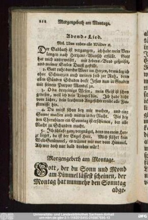 Abend-Lied. Mel. Nun ruhen alle Wälder [et]c.