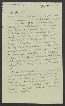 Brief an Jacob Grimm und Wilhelm Grimm (Ansetzungssachtitel von Bearbeiter/in) : 02.02.1817-16.09.1844