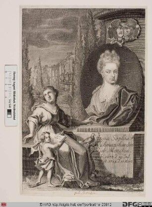 Bildnis Anna Sophia Wichmannshausen, geb. Mencke