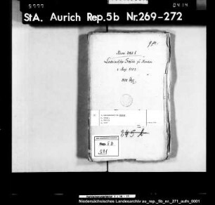 Ursprünglicher Gläubiger: Lateinschule zu Norden Gläubiger im Jahre 1744: Lateinschule zu Norden Höhe des Kredits bzw. der Schuld: 800 Reichstaler Jahr der Aufnahme des Kredits bzw. Jahr des Entstehens der Schuld: 1707
