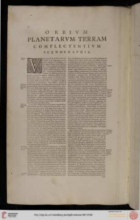 Orbium Planetarum Terram complectentium Scenographia