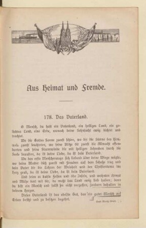 Aus Heimat und Fremde