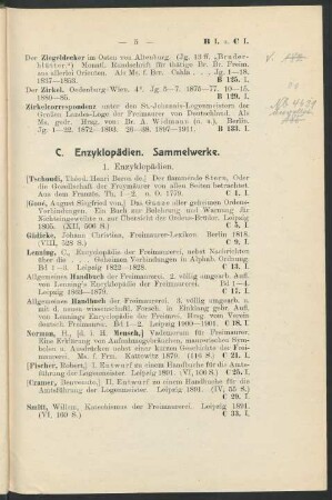 1. Enzyklopädien.