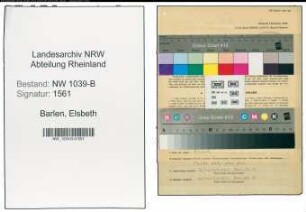 Entnazifizierung Elsbeth Barlen , geb. 12.07.1920 ()