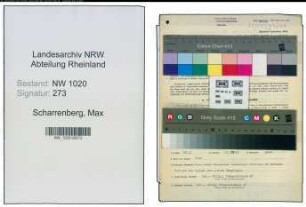 Entnazifizierung Max Scharrenberg , geb. 02.07.1891 (Vertreter)