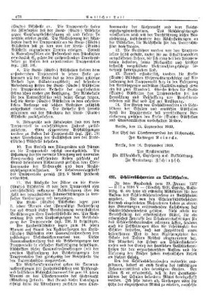 Schülerbüchereien an Volksschulen : [Erziehung] ; [Für das Reich] ; [Amtliche Erlasse] ; [Amtlicher Teil]