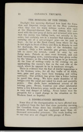 A disorganised retreat