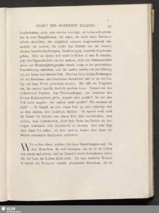 Gebiet der modernen Malerei