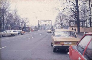 Königstraße in Wannsee vor der Glienicker Brücke