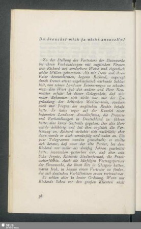 Du brauchst mich ja nicht anzuseh'n!