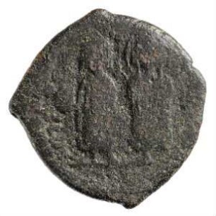 Münze, Halbfollis, 604 - 605