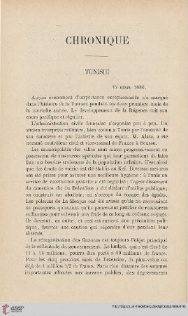 Chronique