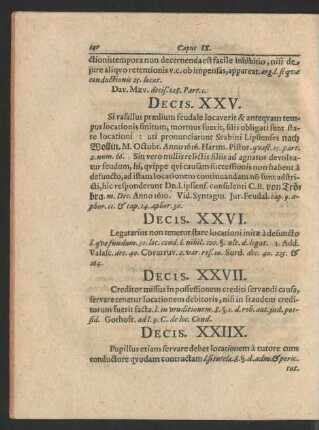 Decis. XXIIX.