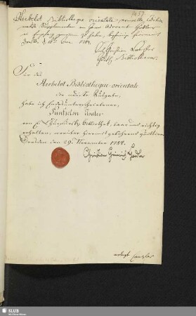 No 57 [29.11.1784]
