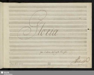 Gloria - Mus.4657-D-9 : V (3), Coro, orch; C