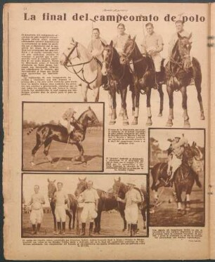 La final del campeonato de polo [Fotografías]