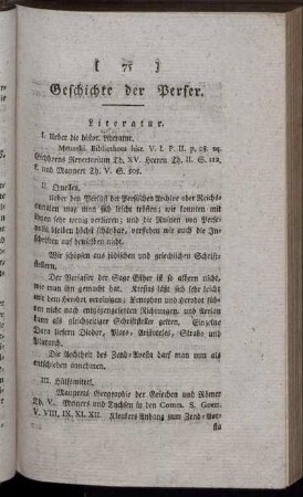Geschichte der Perser.