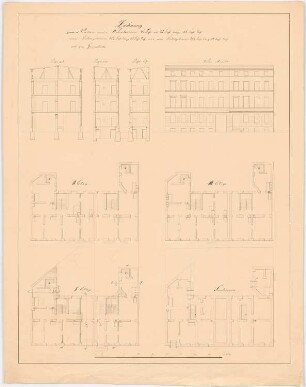 Mietshaus Dessauer Straße 39/40, Berlin: Grundrisse