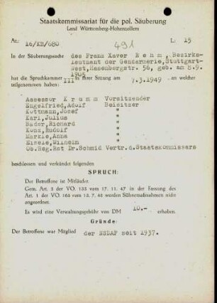 Rehm, Franz Xaver
