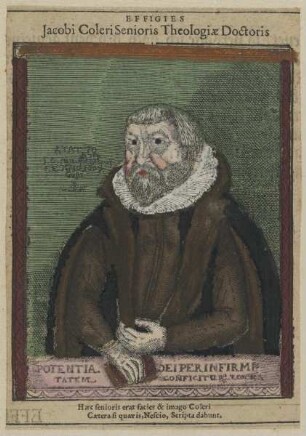 Bildnis des Jacobus Colerus