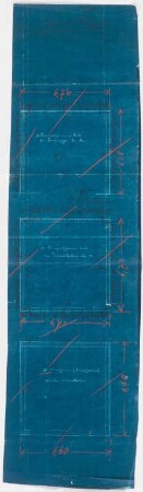 St. Antonius Einsiedler (mit Pfarrhaus), Heggen Erweiterung: Details der Turmgesimse (Versatzplan)