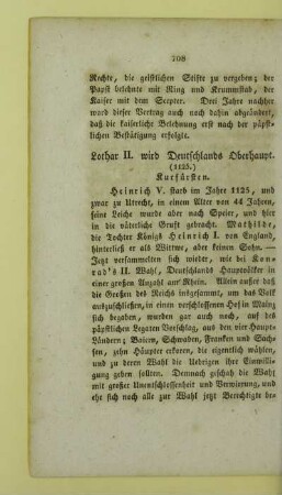 Lothar II. wird Deutschlands Oberhaupt